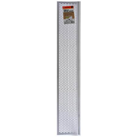 Thermwell Products G636W Vinyl Snap In Gutter Screen- White - 6.63 in. x 3 ft. 394723